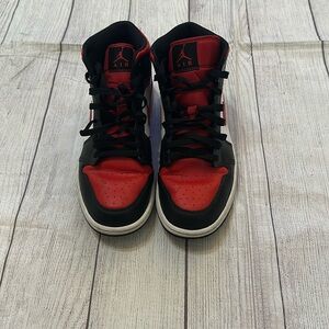 Nike Air Jordan 1 Mid ‘Bred Toe’ - GUC